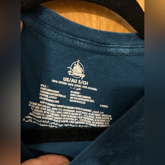 Disney Blue tie dye Short Sleeve oversized Tee S - Picture 3 of 5